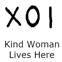 Letter X, Letter O, Letter I, circle, lines, number 1